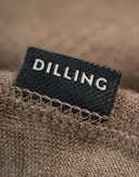 Sweatshirt i merinouldfrotté til kvinder Brunmelange