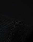 Sweater van merinowollen terry voor dames Zwart
