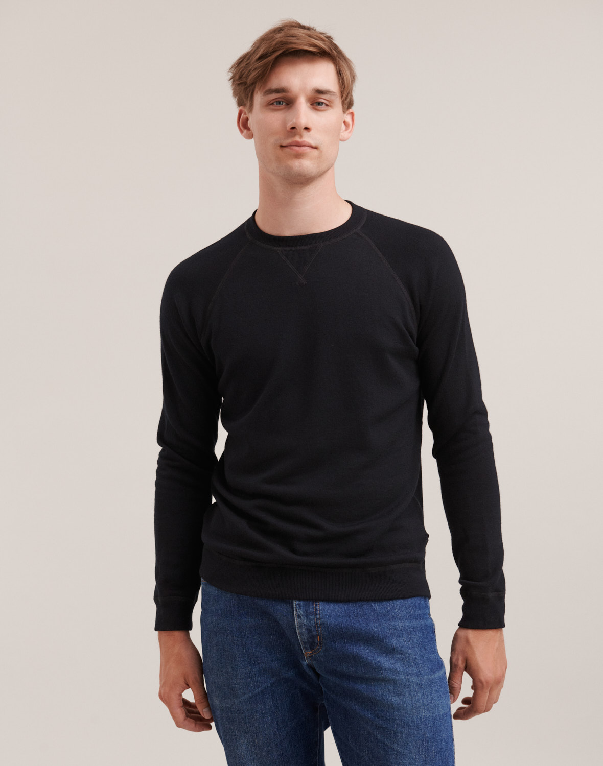 Sweat en molleton de merinos pour homme