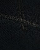 Sweatshirt i merinoullfrotté til herre Svart