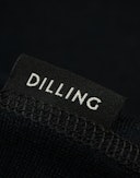 Sweatshirt i merinoullfrotté til herre Svart