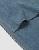 Vest met capuchon van merinowol terry voor heren Zandhaver blauw