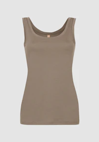 Tanktopp i merinoull til dame