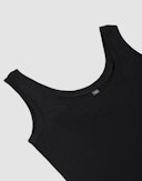 Damen Tank Top aus Merinowolle Schwarz