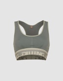 Women's merino wool sports bra Jade green