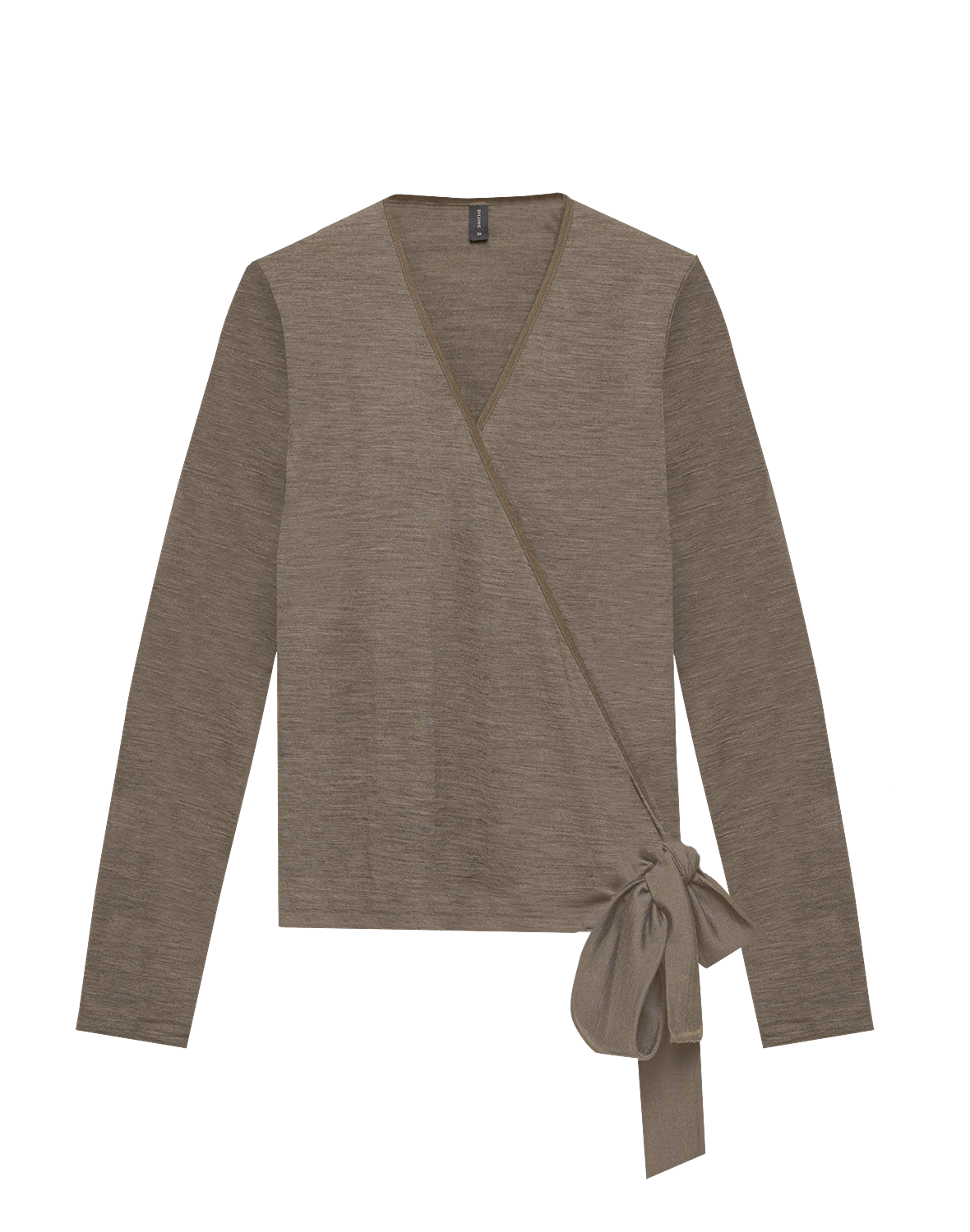 Haut croisé en laine mérinos pour femme - Livraison Gratuite