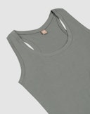 Women’s merino wool racerback tank top  Jade green