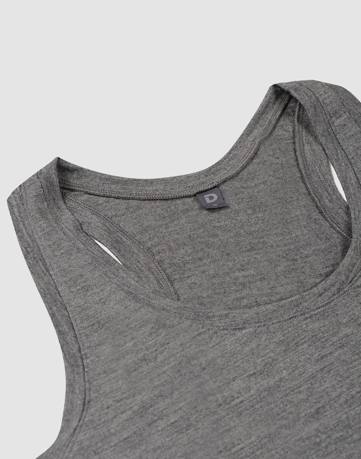 Tanktop van merinowol voor dames - Donkergrijsmelange Tanktop van merinowol voor dames - Donkergrijsmelange