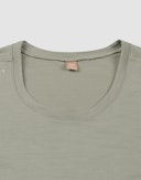 Women's merino wool long sleeve top Frosty green