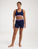 Shorts i merinould til kvinder Navy
