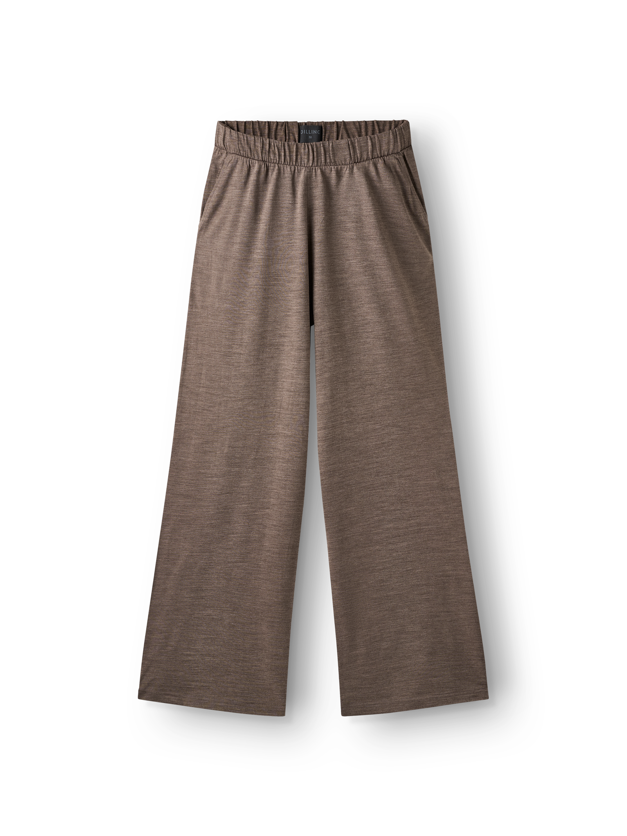 Pantalon large en laine mérinos pour femme