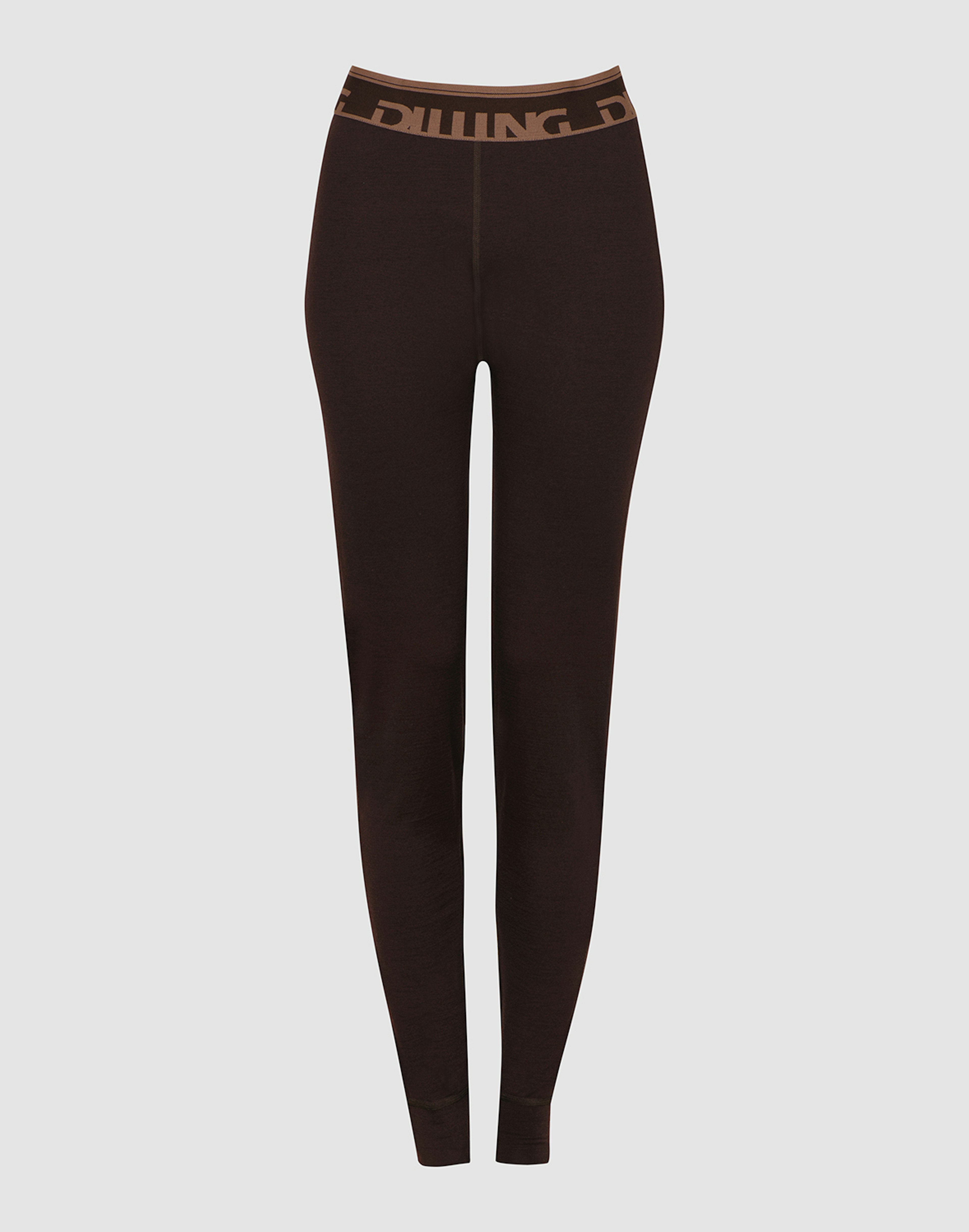 Women's merino wool leggings Dark plum