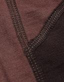 Women's merino wool leggings Dark plum