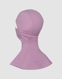 Balaklava i merinoull til dame Rosa nellik