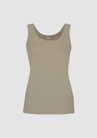 Tanktopp i merinoull til dame