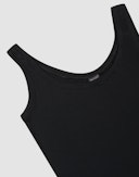 Tank top i merinould til kvinder Sort