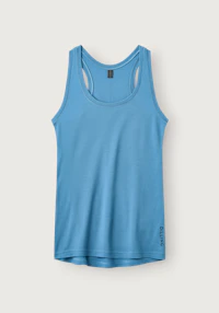 Tanktopp med bryterrygg i merinoull til dame