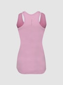 Tank top med V-rygstropper i merinould til kvinder Rosa nellike