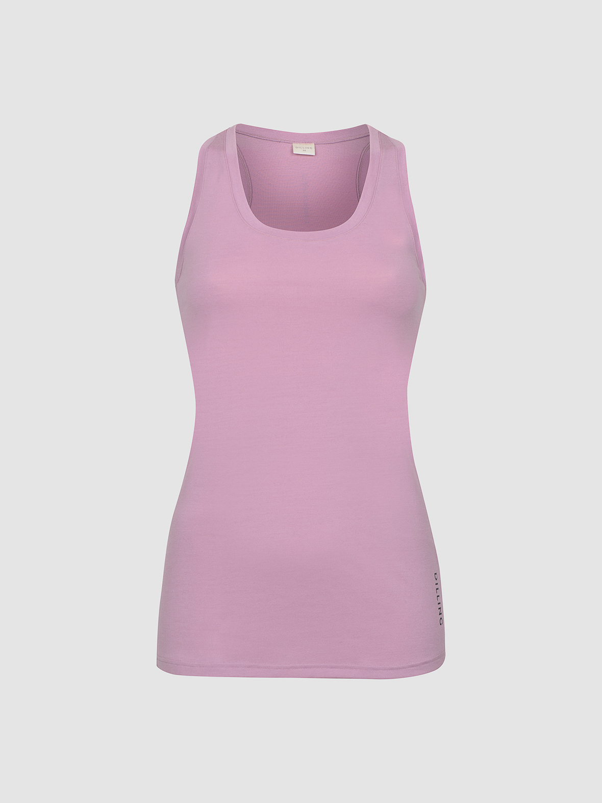 Tanktopp med bryterrygg i merinoull til dame