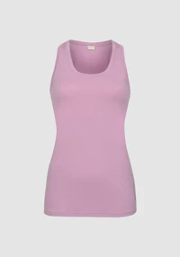 Tanktopp med bryterrygg i merinoull til dame