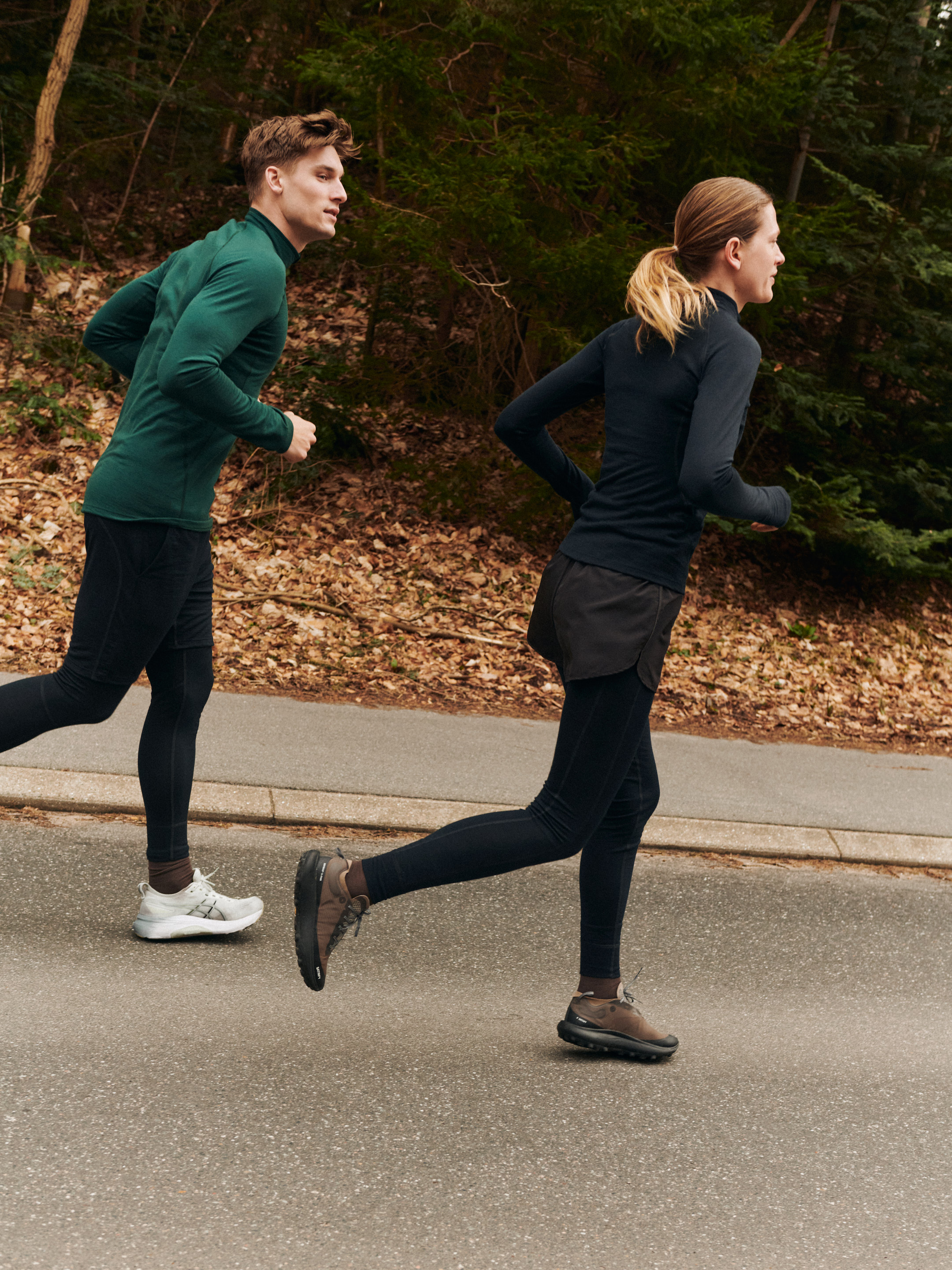 Leggings med bred linning 3