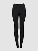 Leggings i merinoull til dame Svart