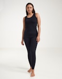 Leggings i merinoull til dame Svart