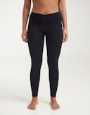 Leggings i merinoull til dame Svart