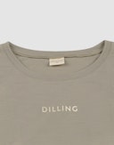Kort tanktopp i merinoull til dame Havtåke