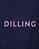T-shirt i merinould til kvinder Navy
