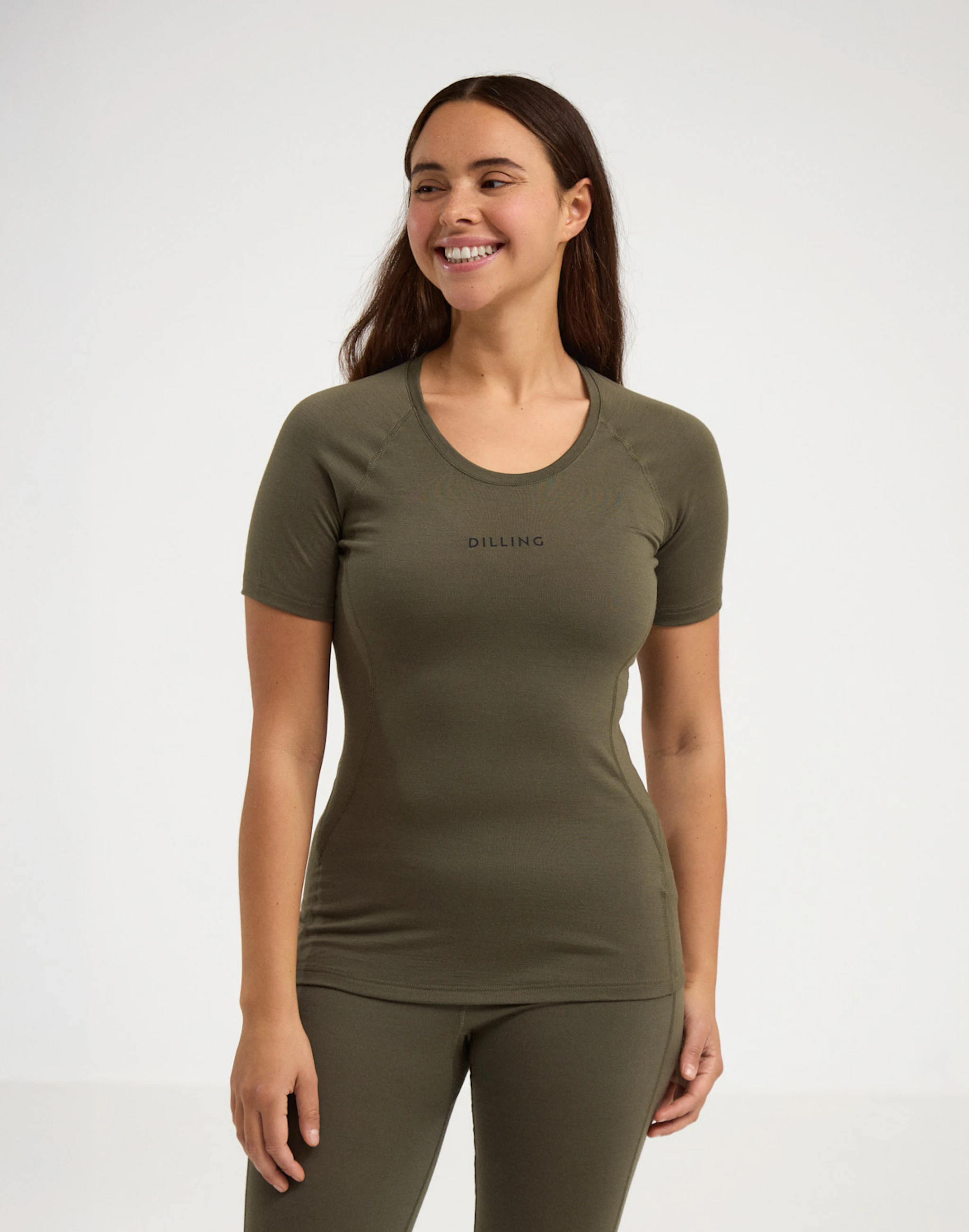 Dilling T-shirt van 100% natuurlijke merinowol voor dames, 46