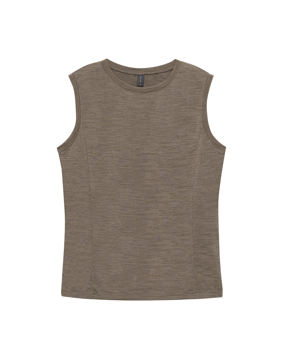 Women's merino wool cropped Tank top in Black - $69.99 - Dilling