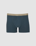 Boksershorts i merinoull til herre Petroleumsblå