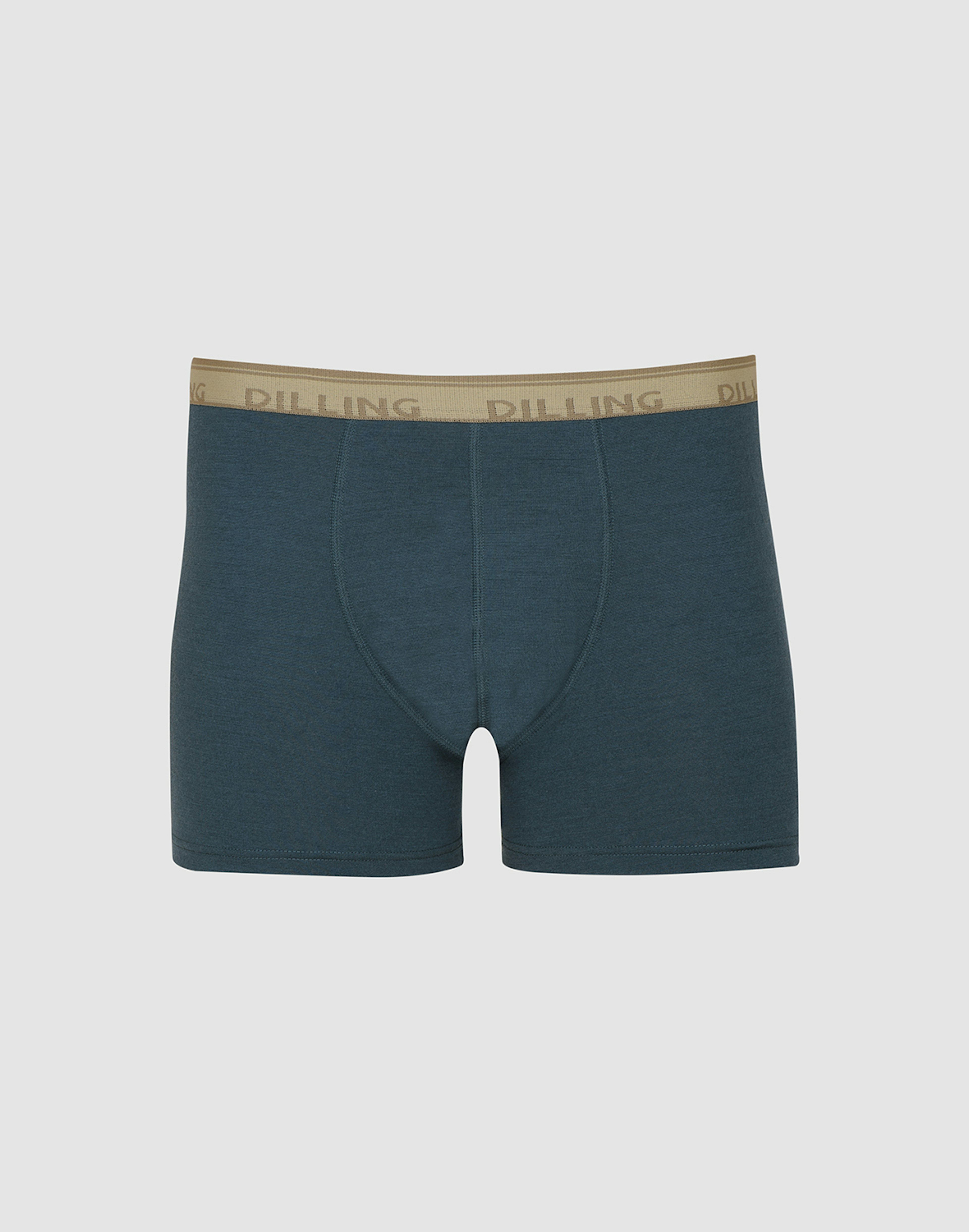 Boksershorts i merinoull til herre Petroleumsblå