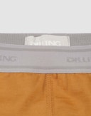 Boxershort van merinowol voor heren Mosterd
