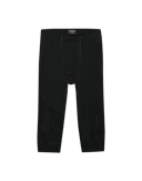 3/4 legging van merinowol voor heren Zwart