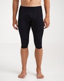 3/4 legging van merinowol voor heren Zwart