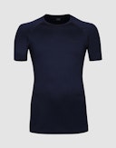 T-shirt van merinwol voor heren Marineblauw