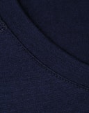 T-shirt van merinwol voor heren Marineblauw