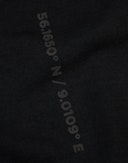 T-shirt van merinwol voor heren Zwart