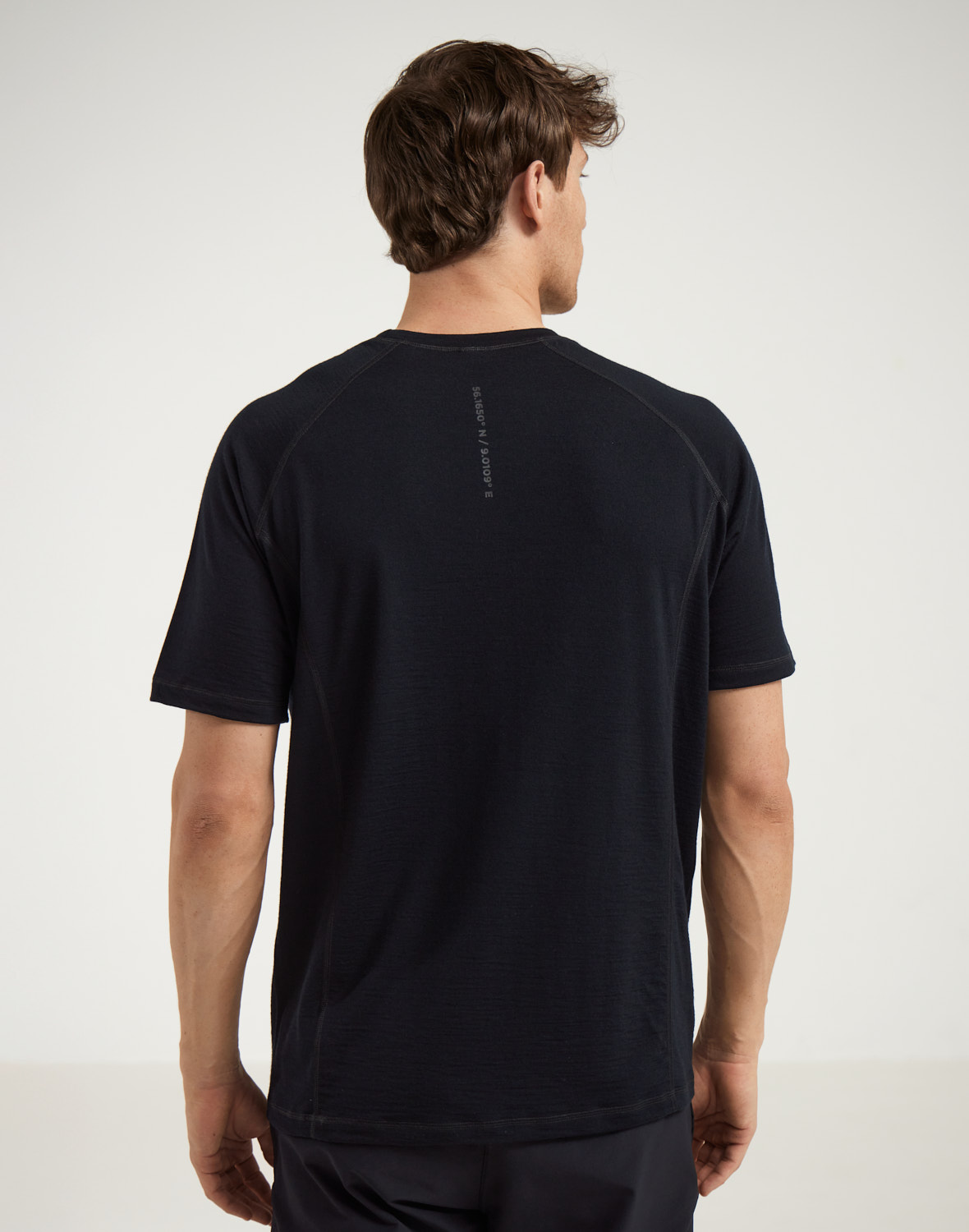 Men's merino wool T-shirt with raglan sleeves - Free shipping