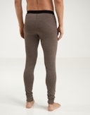 Leggings i merinoull til herre Brunmelert