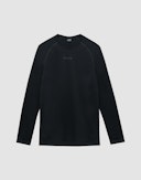 Shirt van merinowol voor heren Zwart
