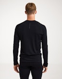 Shirt van merinowol voor heren Zwart
