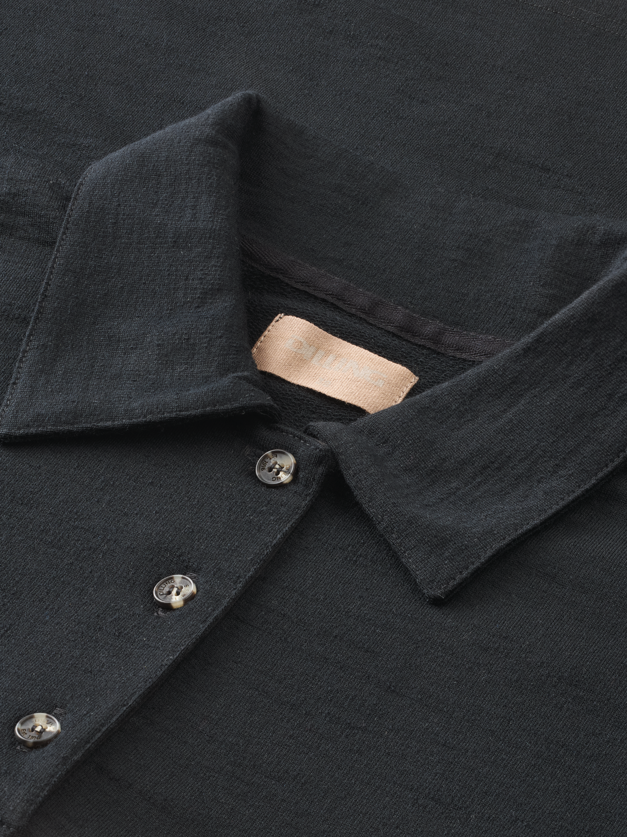 Women's merino wool polo sweatshirt - Free shipping - Dilling