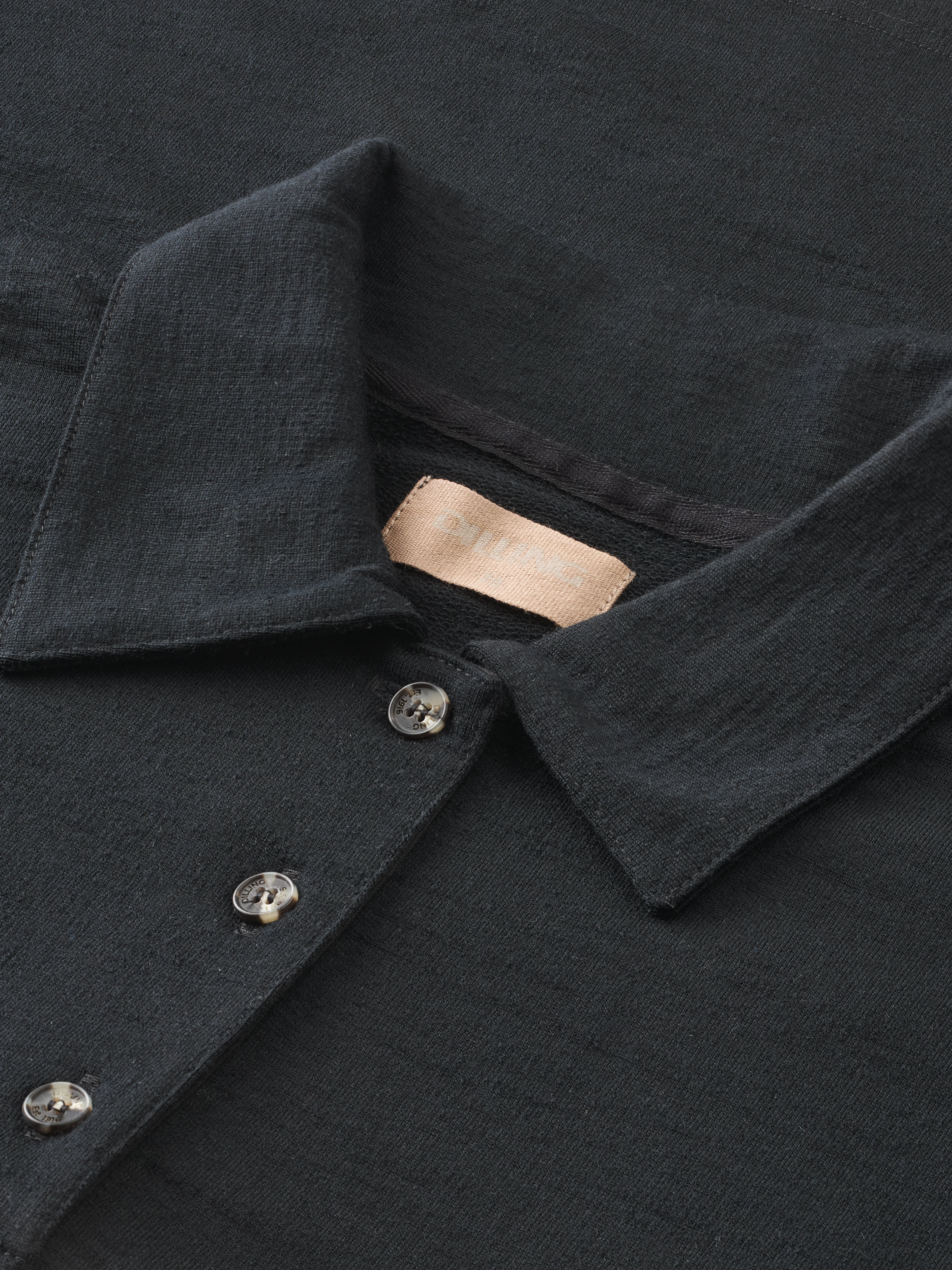 Women's merino wool polo sweatshirt - Free shipping - Dilling