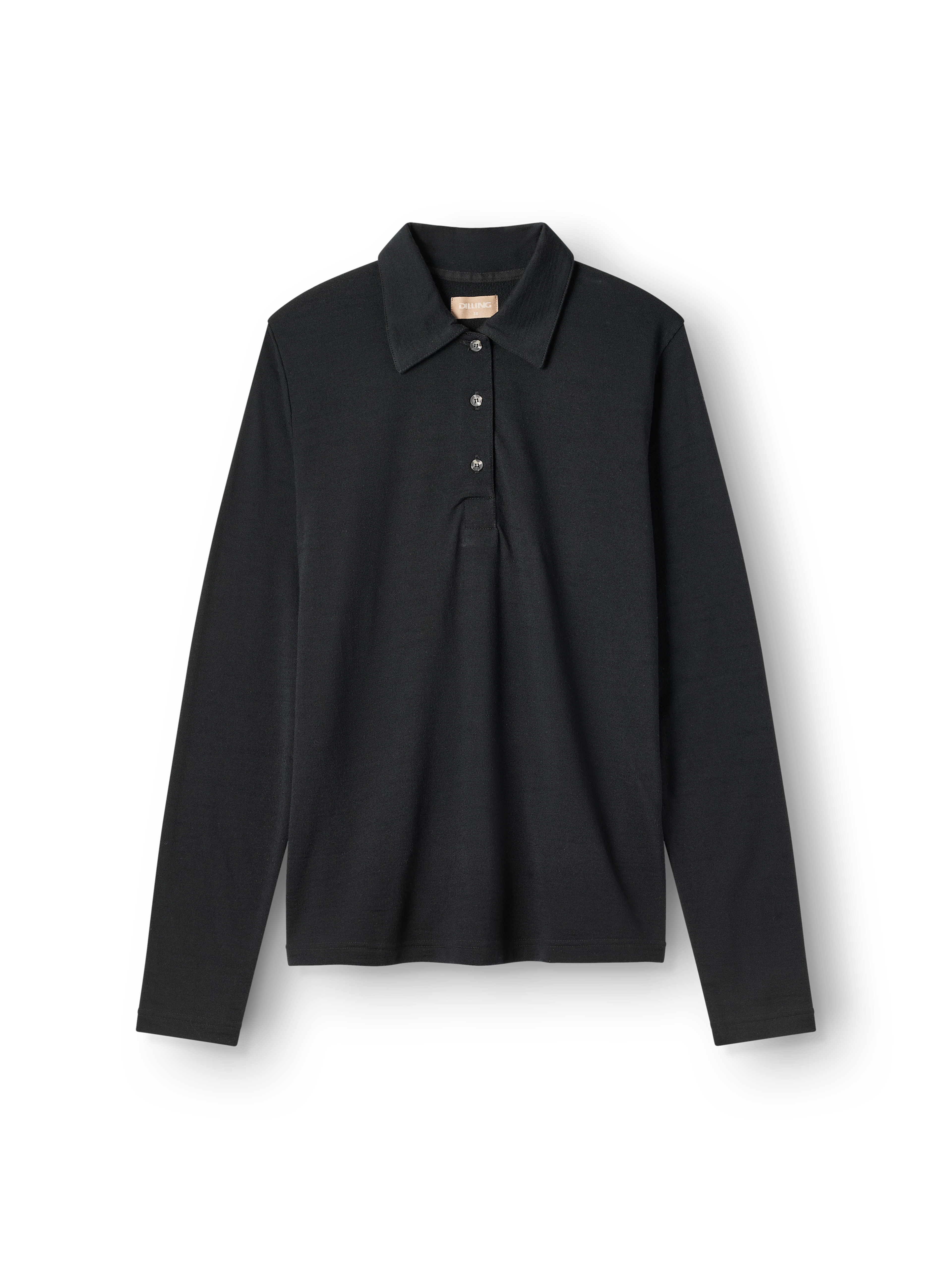 Women's merino wool polo sweatshirt - Free shipping - Dilling