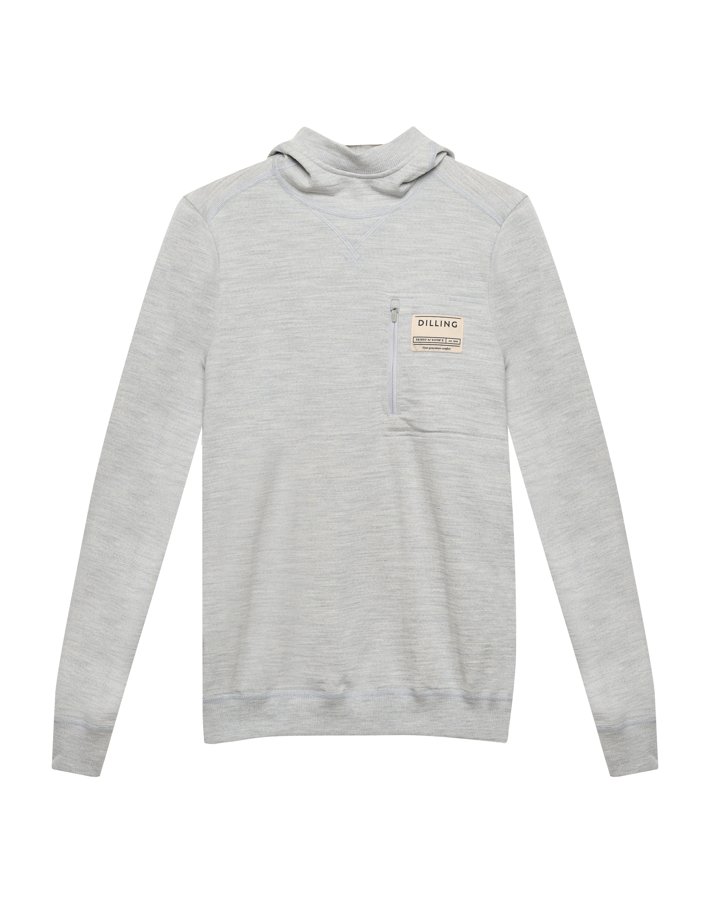 DILLING Merino Shirt Lange Mouwen – 100% Biologische Wol, Thermo Onderkleding Voor Kinderen