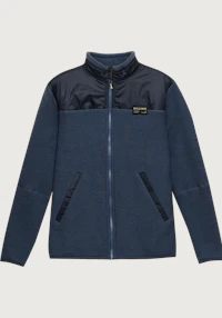 Jakke i merinoullfleece til dame