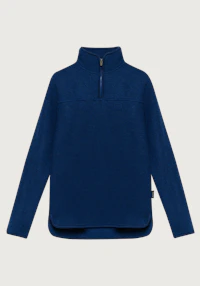 Jakke i merinoullfleece til dame